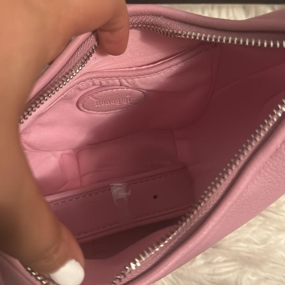 NWT KUNOGIGI Pink Women's Baseball Shoulder Bag - Picture 6 of 6